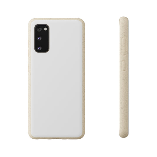 Just White Biodegradable Case - plain color