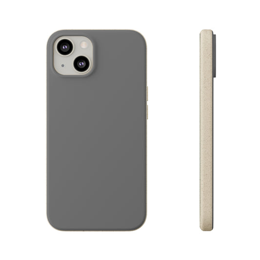 Just Grey Biodegradable Case - plain color