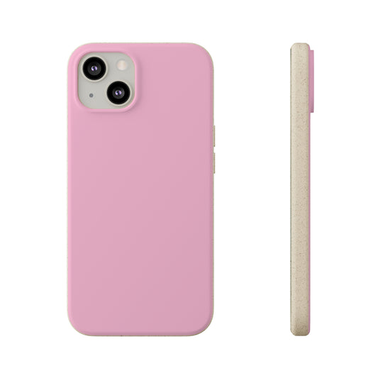 Coquette Pink Biodegradable Case - plain color